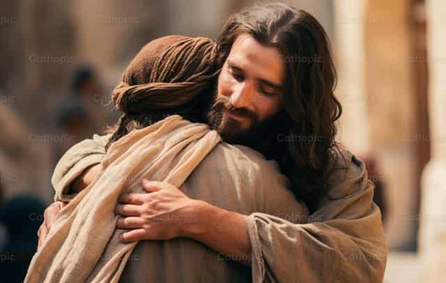 L’étreinte - Images catholiques de stock - Photo de Ronald Sandino