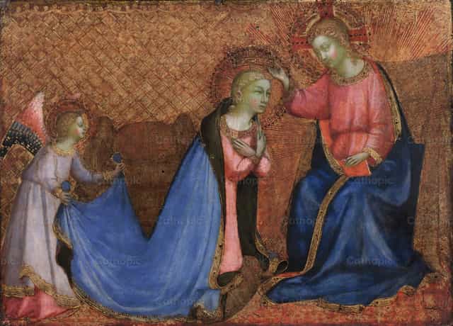 Coronación de la Virgen - Banco de imágenes católicas