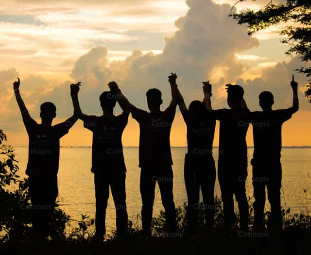 Youth Fraternity - Catholic stock images - Photo by Carlos Daniel