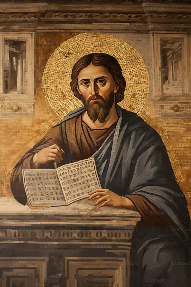 São Mateus, o Evangelista - Imagens católicas de stock