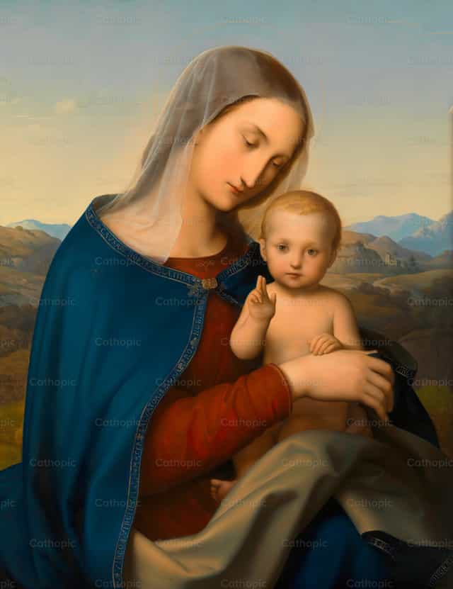 Madonna y el Niño (María y Jesús) - Banco de imágenes católicas