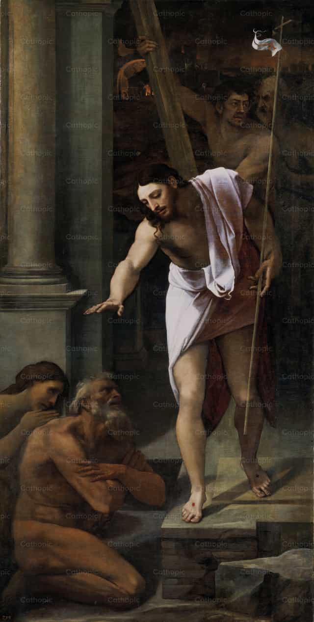 Zstąpienie Chrystusa do otchłani - Katolickie zdjęcia stockowe - Zdjęcie: Restored Christian Art