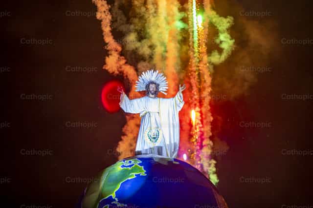 Jesús transfigurado (Salvador del Mundo) - Banco de imágenes católicas - Fotografía por Gaby Arévalo