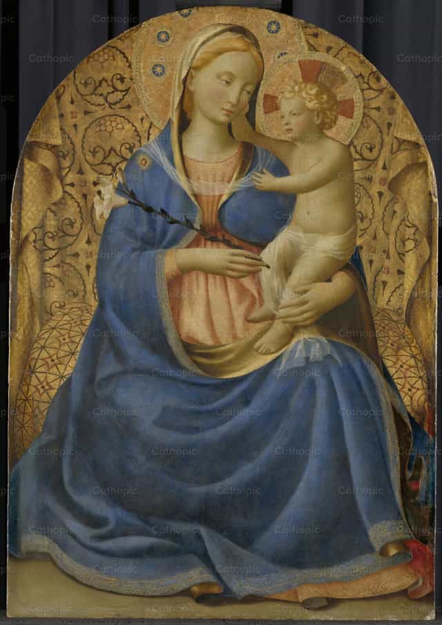 Notre-Dame d’humilité - Images catholiques de stock