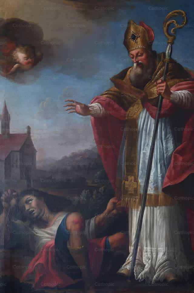 Święty Walenty - Katolickie zdjęcia stockowe - Zdjęcie: Restored Christian Art