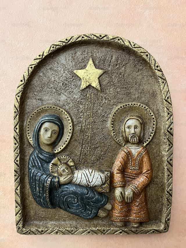 Naissance de Jésus - Images catholiques de stock