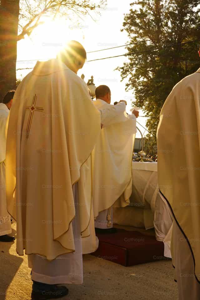 Corpus Christi - Imagens católicas de stock