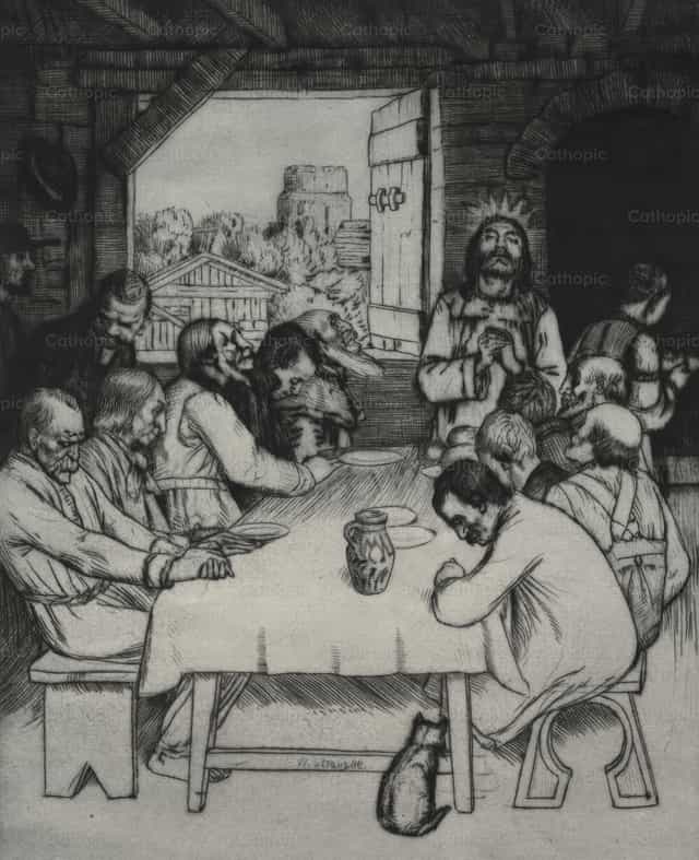 최후의 만찬 - 가톨릭 스톡 이미지 - 사진 제공 Restored Christian Art