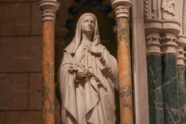 Santa Brígida de Irlanda - Banco de imágenes católicas