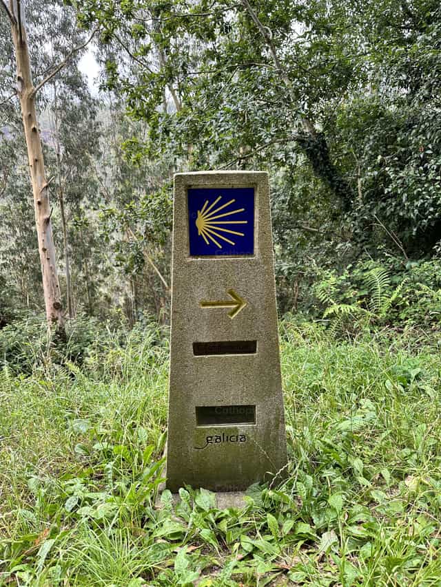 Senal en el camino de Santiago - Banco de imágenes católicas