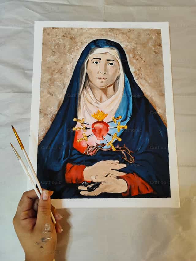 Madre Addolorata - Immagini stock cattoliche - Foto di Cielo Abigail Pacheco