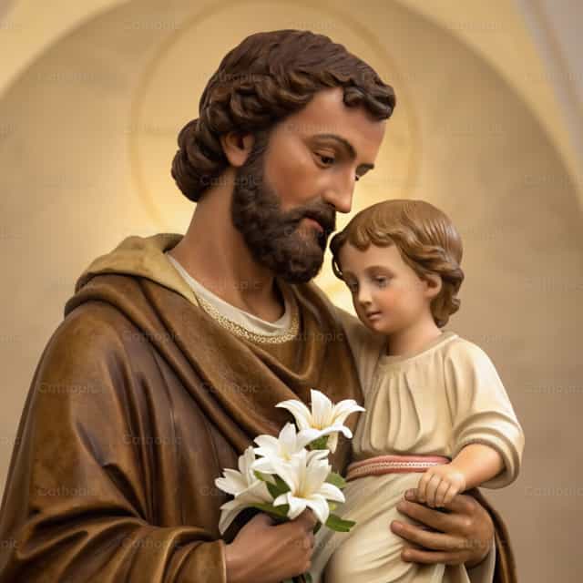 Saint Joseph, l’homme juste - Images catholiques de stock - Photo de God Designer