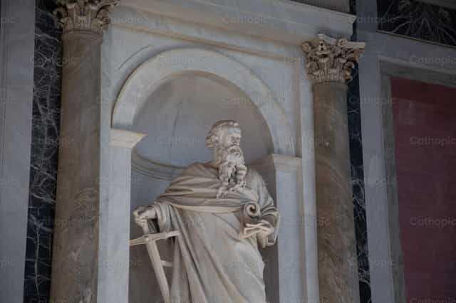 Imagen de San Pablo en Basílica de San Pablo - Banco de imágenes católicas