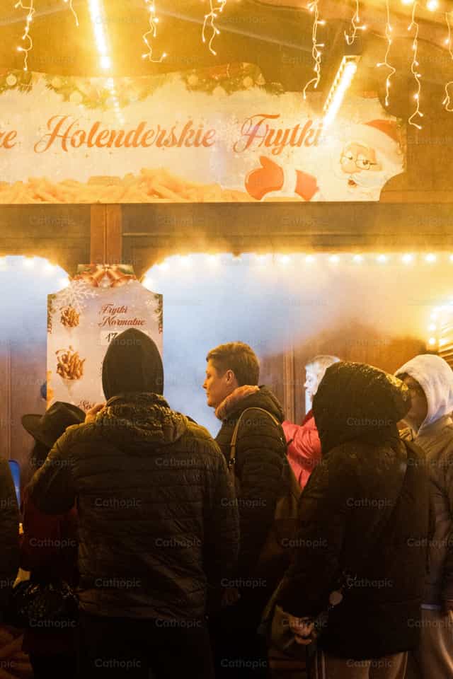 Puesto de comida callejera - Banco de imágenes católicas - Fotografía por Lupe Belmonte