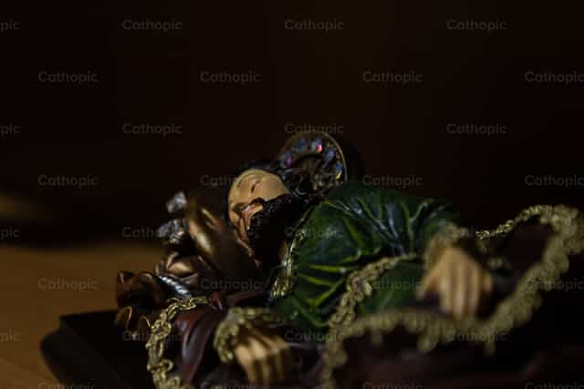 Schlafender Heiliger Josef - Katholische Stockfotos