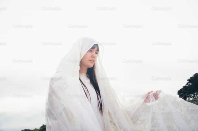Mukha ng Mahal na Birheng Maria ng Fatima - Mga Catholic stock image