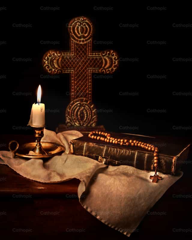 Oremos para ser luz en el mundo - Banco de imágenes católicas - Fotografía por Audrey Siebold de Gámez