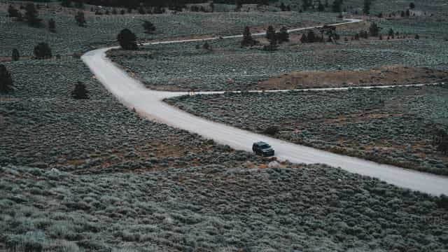 Carretera en medio del bosque - Banco de imágenes católicas - Fotografía por Santiago de la Hoz