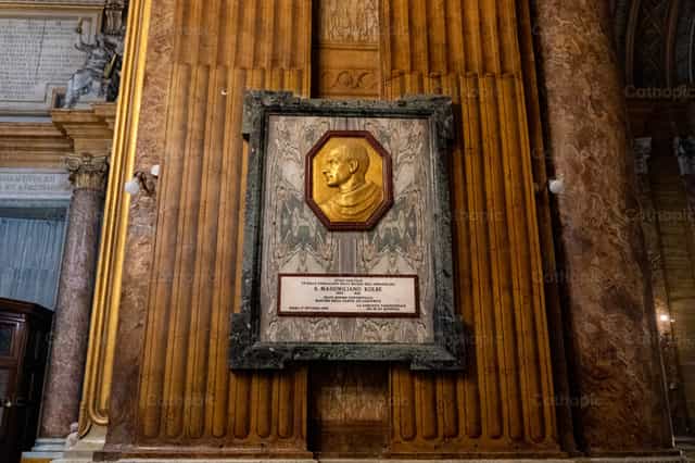 São Maximiliano Kolbe - Imagens católicas de stock
