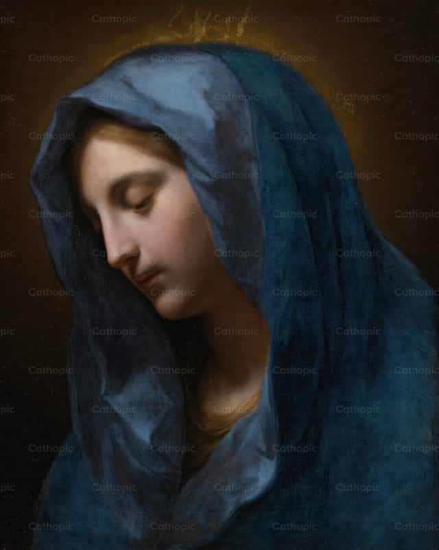 Madonna Annunciate - Katolickie zdjęcia stockowe