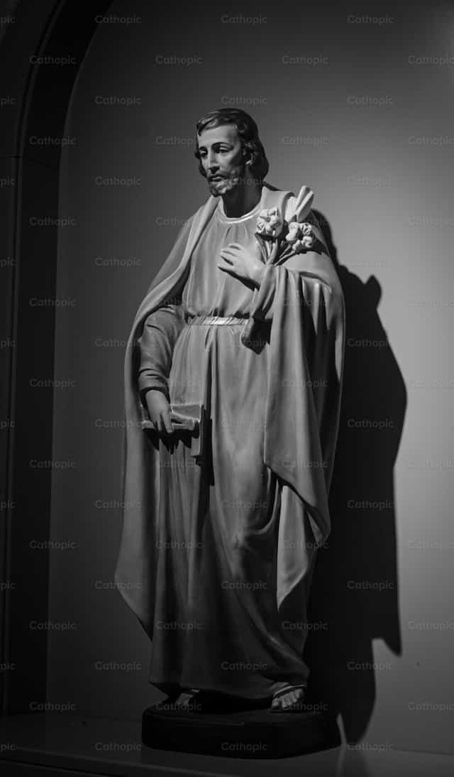Beeld van Sint-Jozef - Katholieke stockfoto's