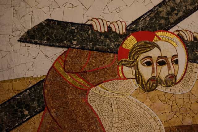 Jesus and St. Ignatius - Catholic stock images