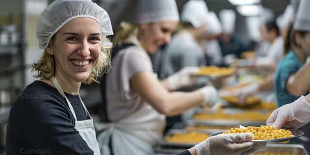 Essen teilen - Katholische Stockfotos - Foto von Paola Rossinelli