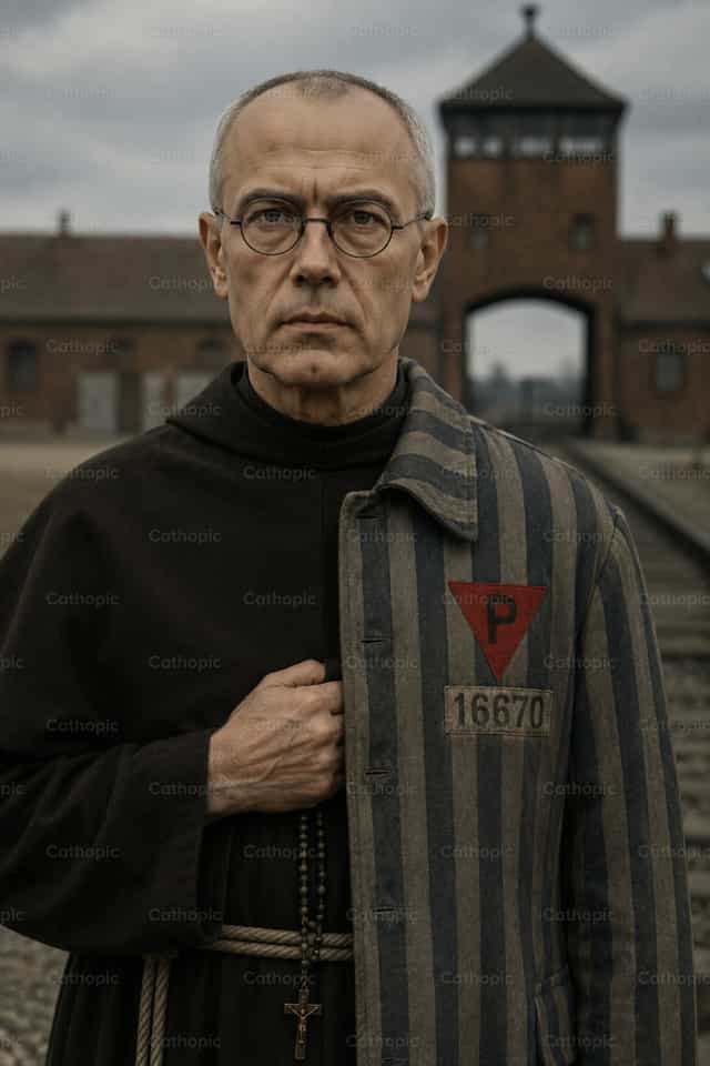 Święty Maksymilian Kolbe - Katolickie zdjęcia stockowe - Zdjęcie: Irene Maciá Doménech