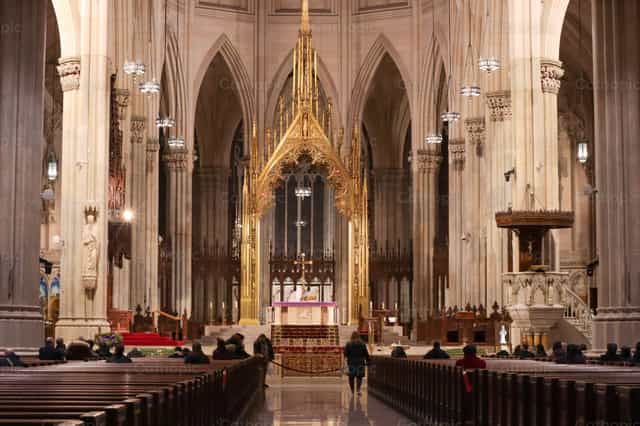 Altar Mayor de Catedral - Banco de imágenes católicas - Fotografía por encaminados vamos