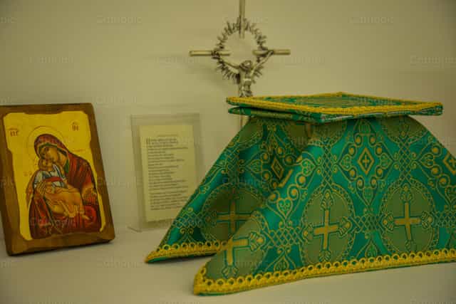 Paghahanda ng Altar - Mga Catholic stock image