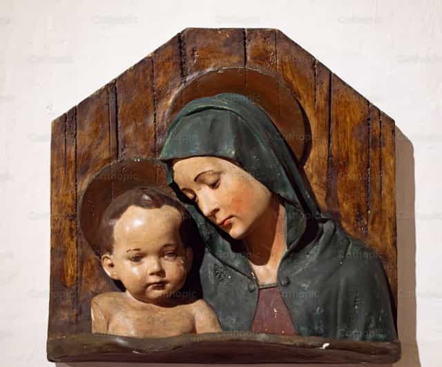 Jungfrau und Kind Jesus - Katholische Stockfotos - Foto von Carolina BR