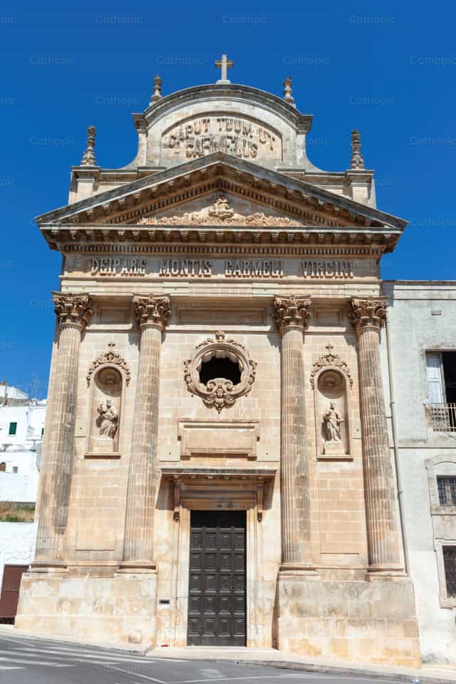 Church of Carmine in Ostuni - Catholic stock images - Photo by Antonio Gravante