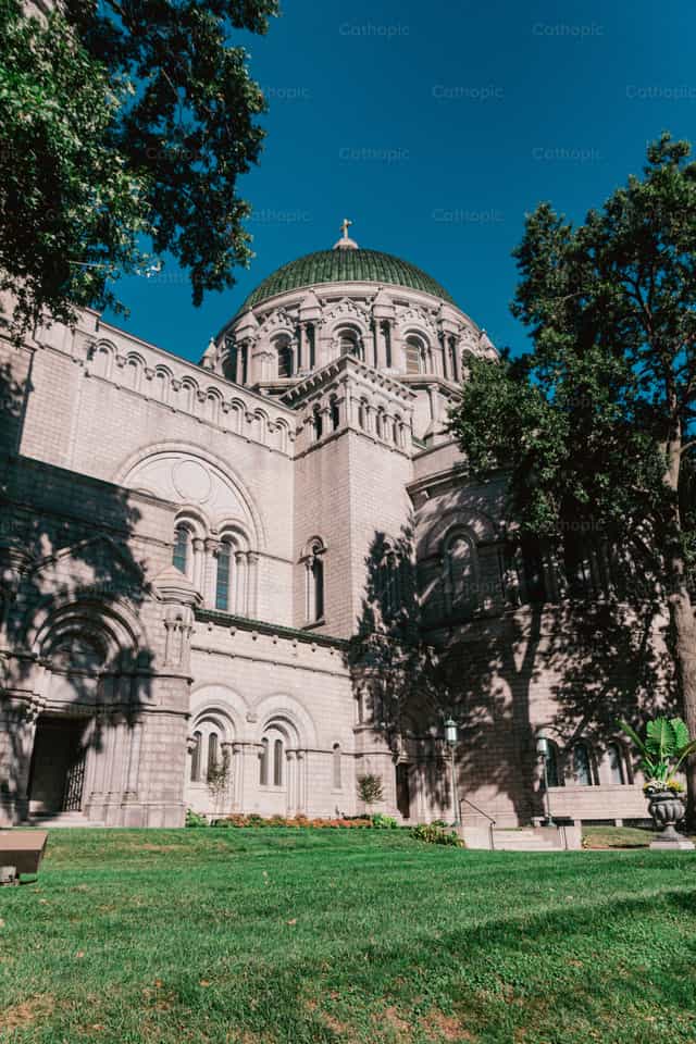 Domo ng Cathedral Basilica of St. Louis, Missouri - Mga Catholic stock image