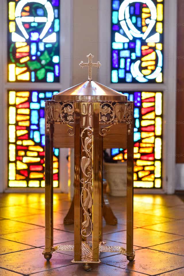 Binyagang Binyagan - Mga Catholic stock image