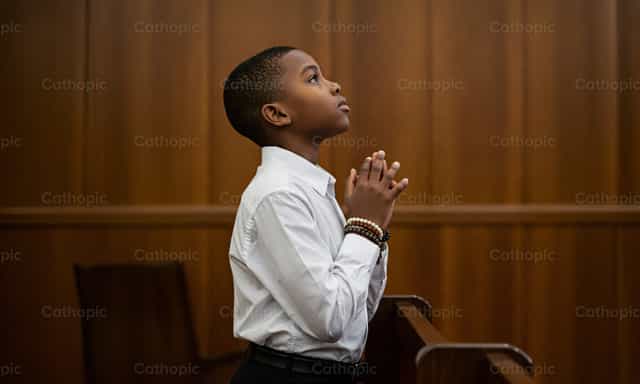 Oración Infantil - Banco de imágenes católicas - Fotografía por Noemí Márquez
