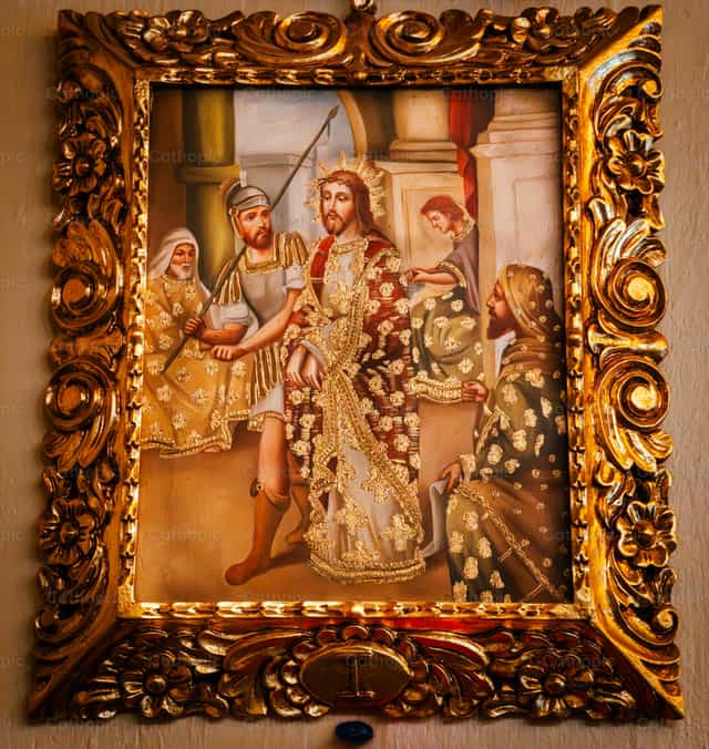Viacrucis (I estación) - Banco de imágenes católicas - Fotografía por Javier Bastidas