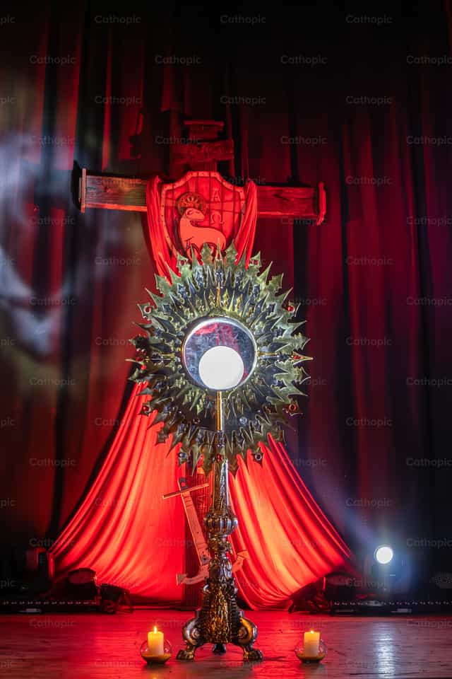 Jesus Christus, König und Lamm - Katholische Stockfotos
