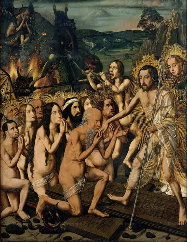 그리스도의 림보로의 강림 - 가톨릭 스톡 이미지 - 사진 제공 Restored Christian Art
