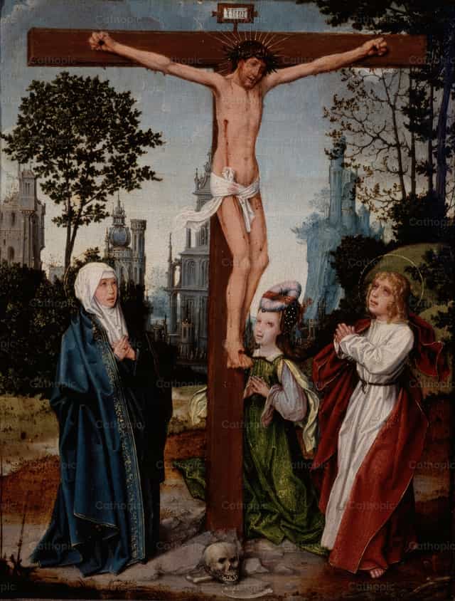 La Crucifixión de Cristo - Banco de imágenes católicas