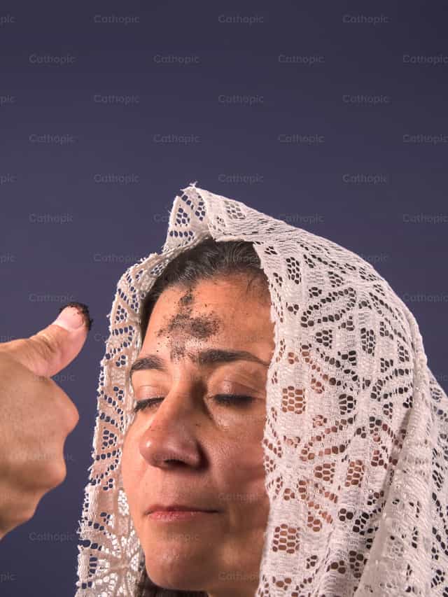 Miyerkules de Abo - Mga Catholic stock image