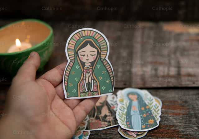 Nossa Senhora de Guadalupe - Imagens católicas de stock