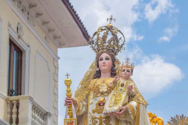 Santa María de la Merced, Patrona de León, Nic. - Banco de imágenes católicas