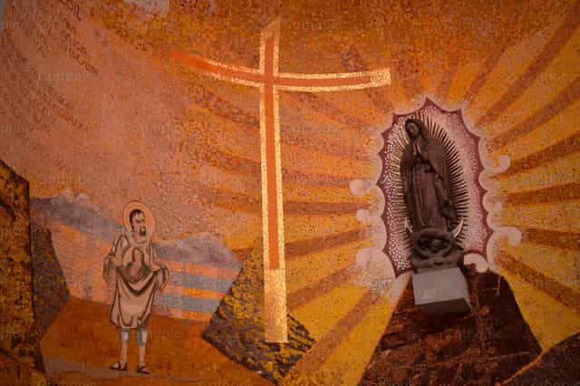 Virgen de Guadalupe y Juan Diego - Banco de imágenes católicas