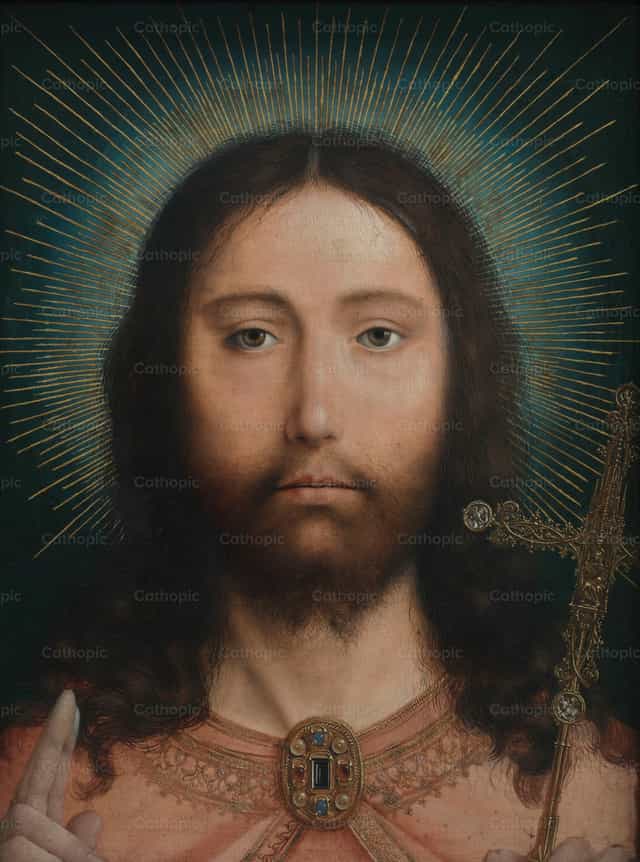 Si Kristo na Tagapagligtas ng Sanlibutan - Mga Catholic stock image