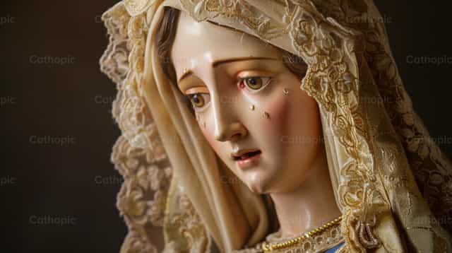 Madre Addolorata - Immagini stock cattoliche