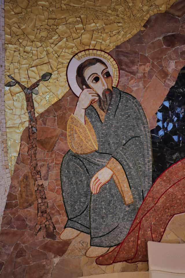 Mosaico de San Jose - Banco de imágenes católicas - Fotografía por Frames Cristianos