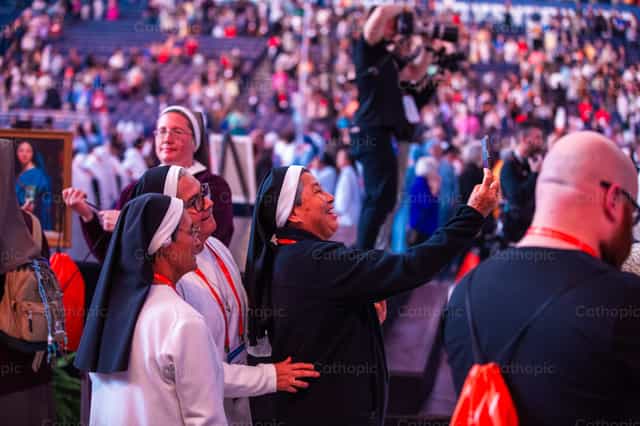 Congresso Eucarístico Nacional - Imagens católicas de stock
