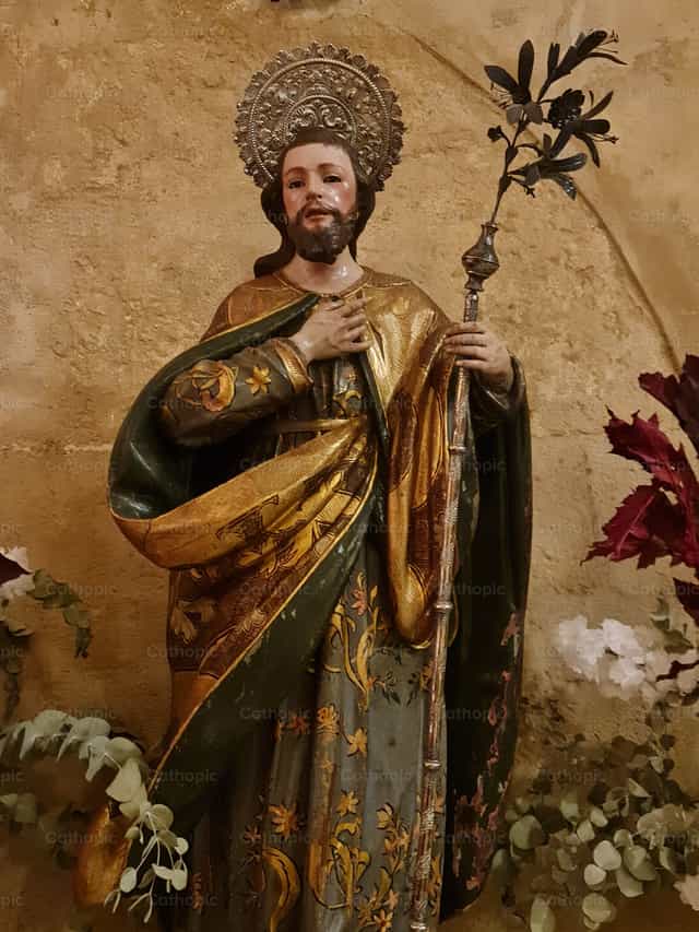 São José protetor - Imagens católicas de stock