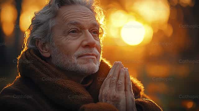 Sandali ng panalangin - Mga Catholic stock image