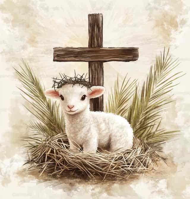 Kordero ng Pasko ng Pagkabuhay - Mga Catholic stock image - Larawan ni Carolina BR